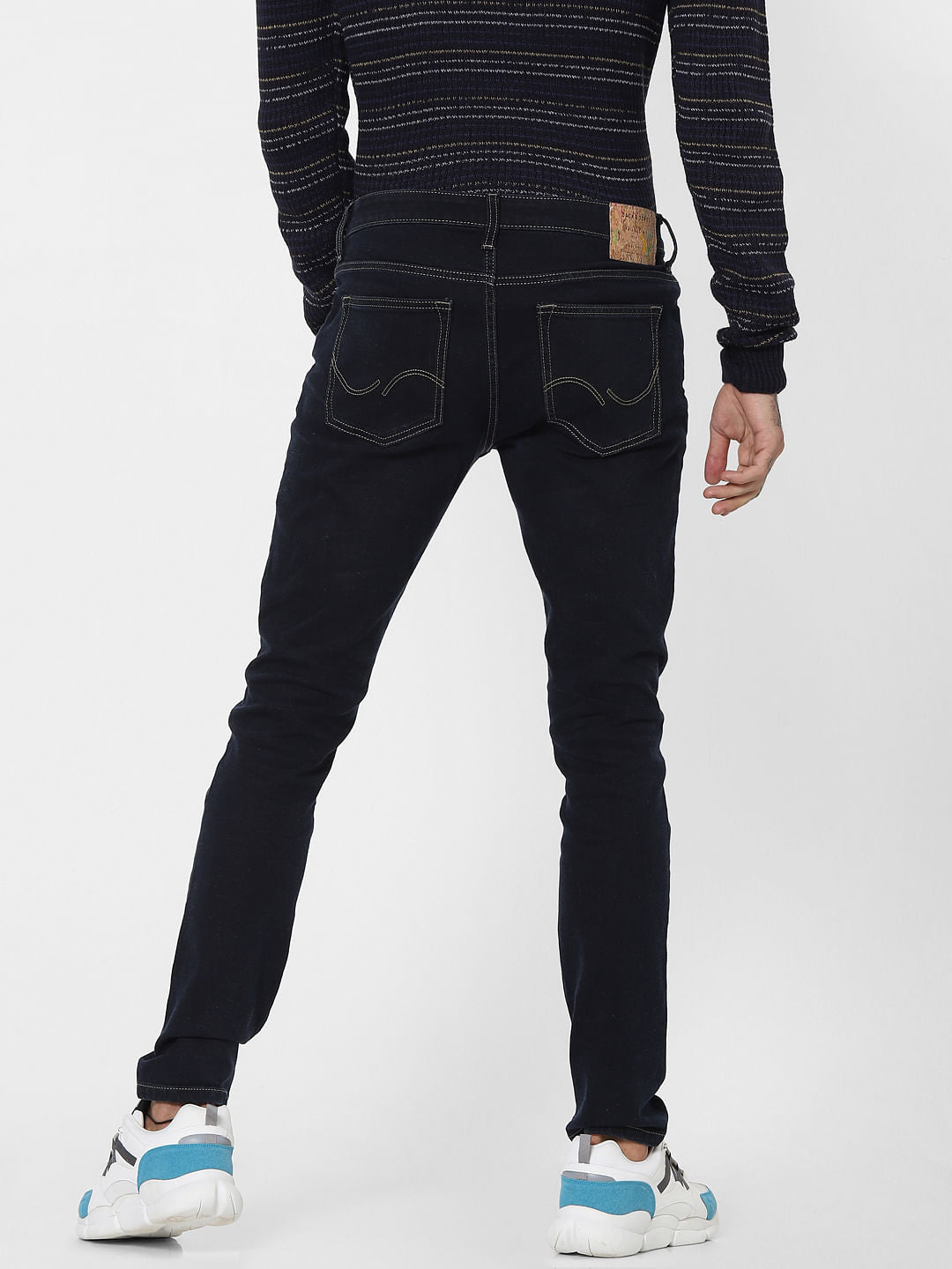 Blue Low Rise Ben Skinny Fit Jeans