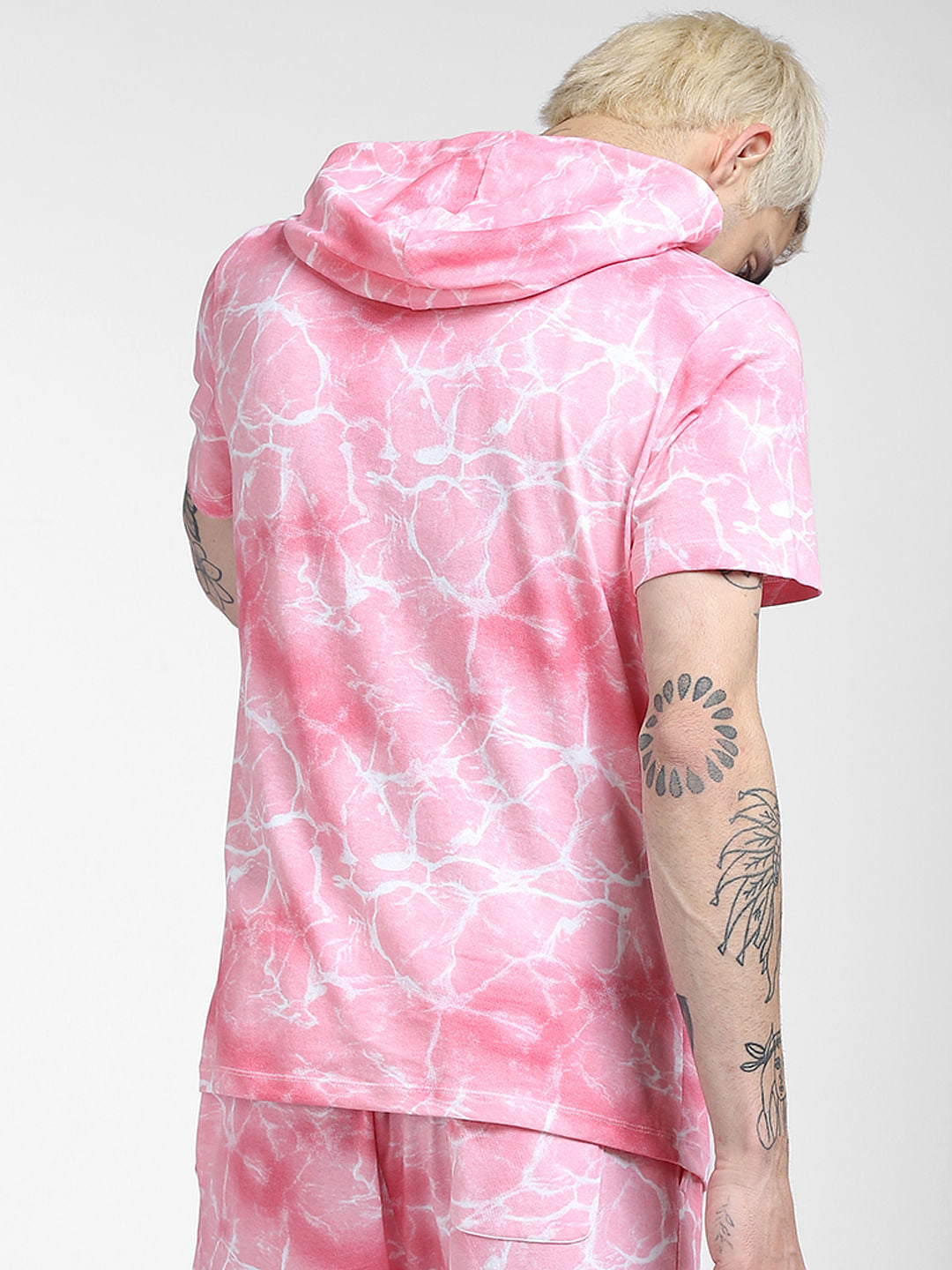 Pink Tie Dye Co-ord Hoodie