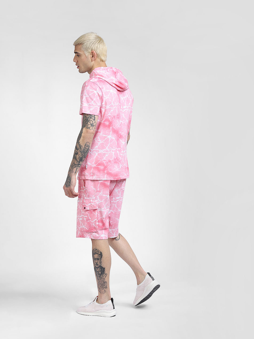 Pink Tie Dye Co-ord Hoodie
