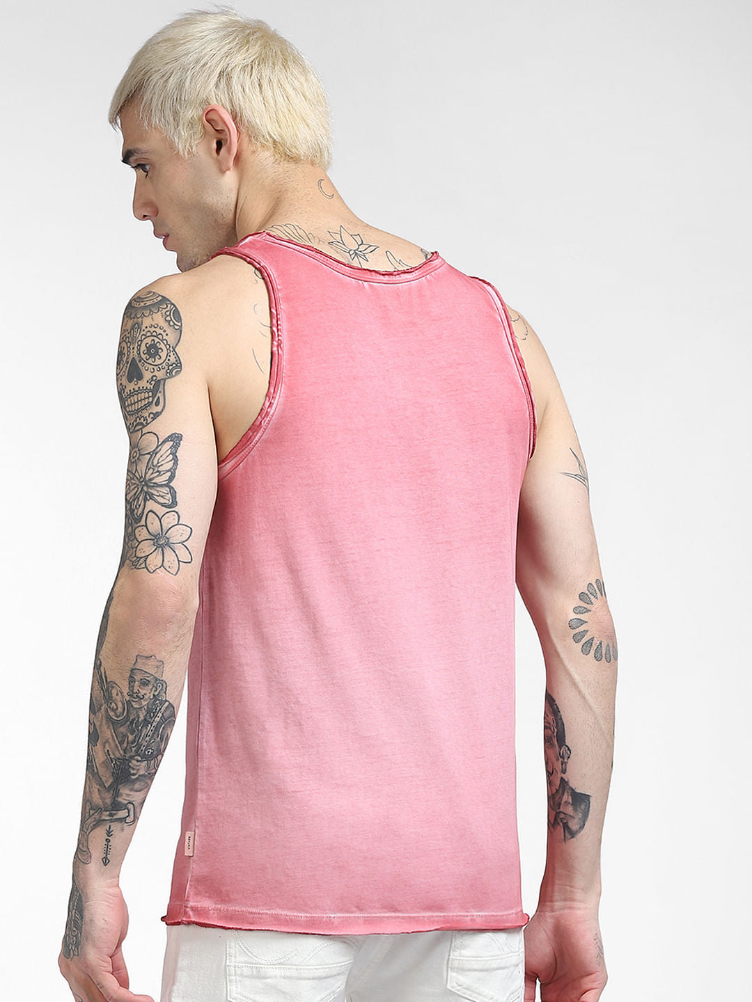 Red Sleeveless T-shirt