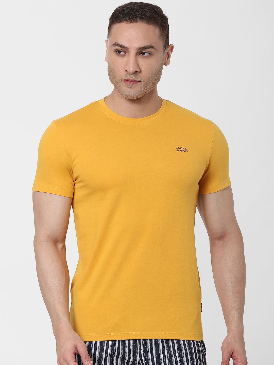 Yellow Crew Neck T-shirt