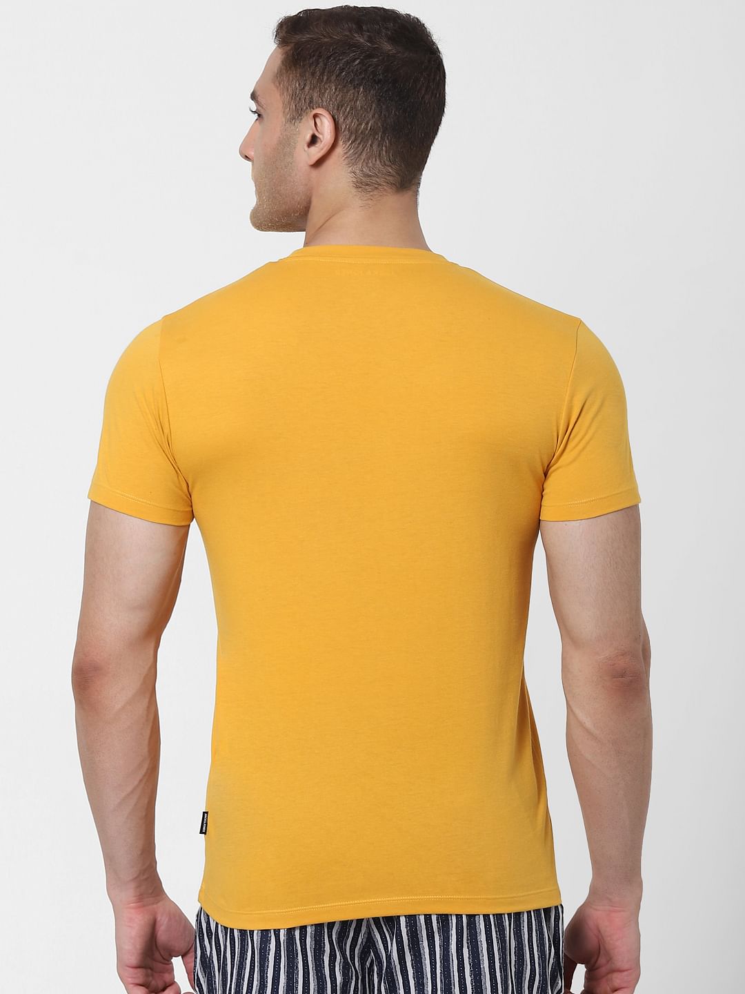Yellow Crew Neck T-shirt