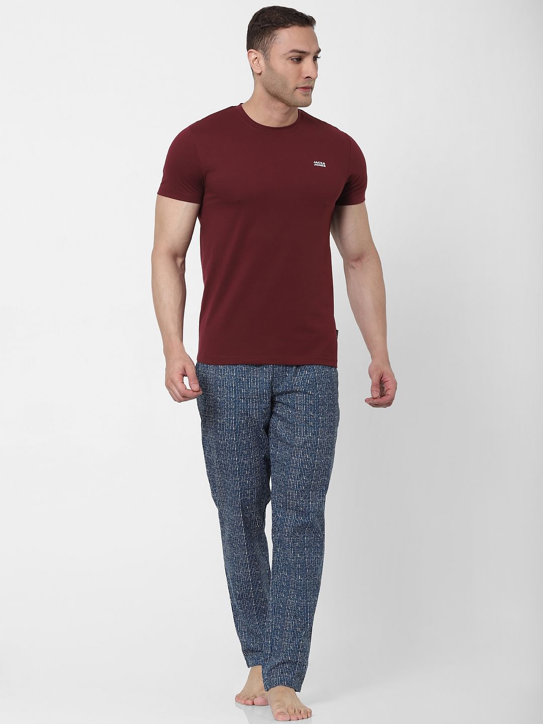 Maroon Crew Neck T-shirt