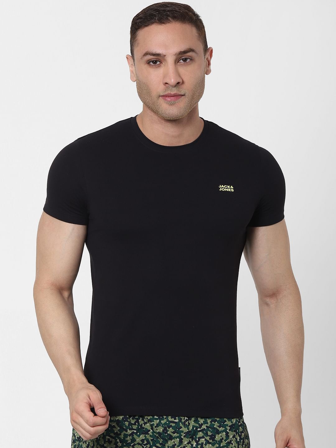 Black Crew Neck T-shirt