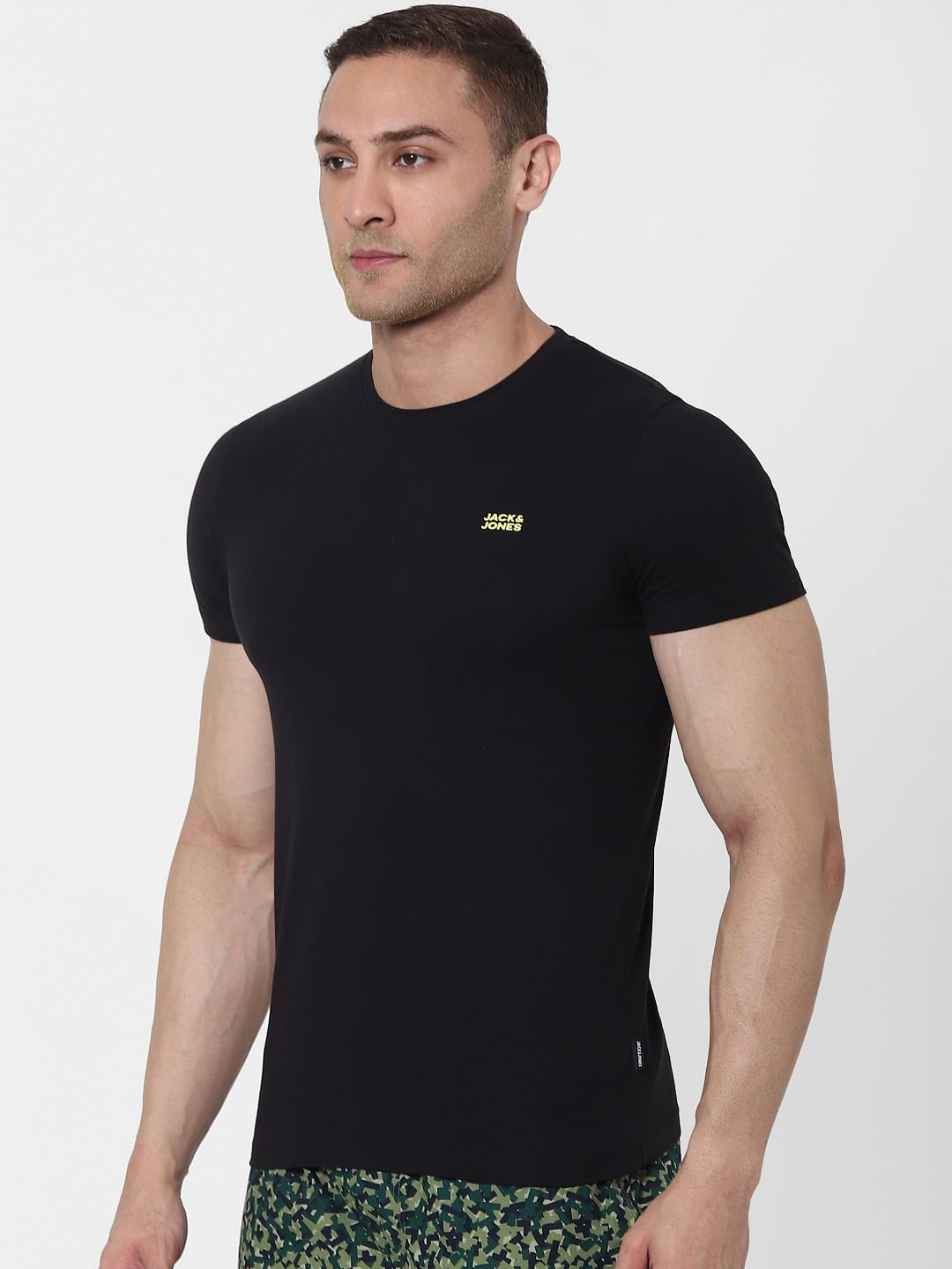 Black Crew Neck T-shirt