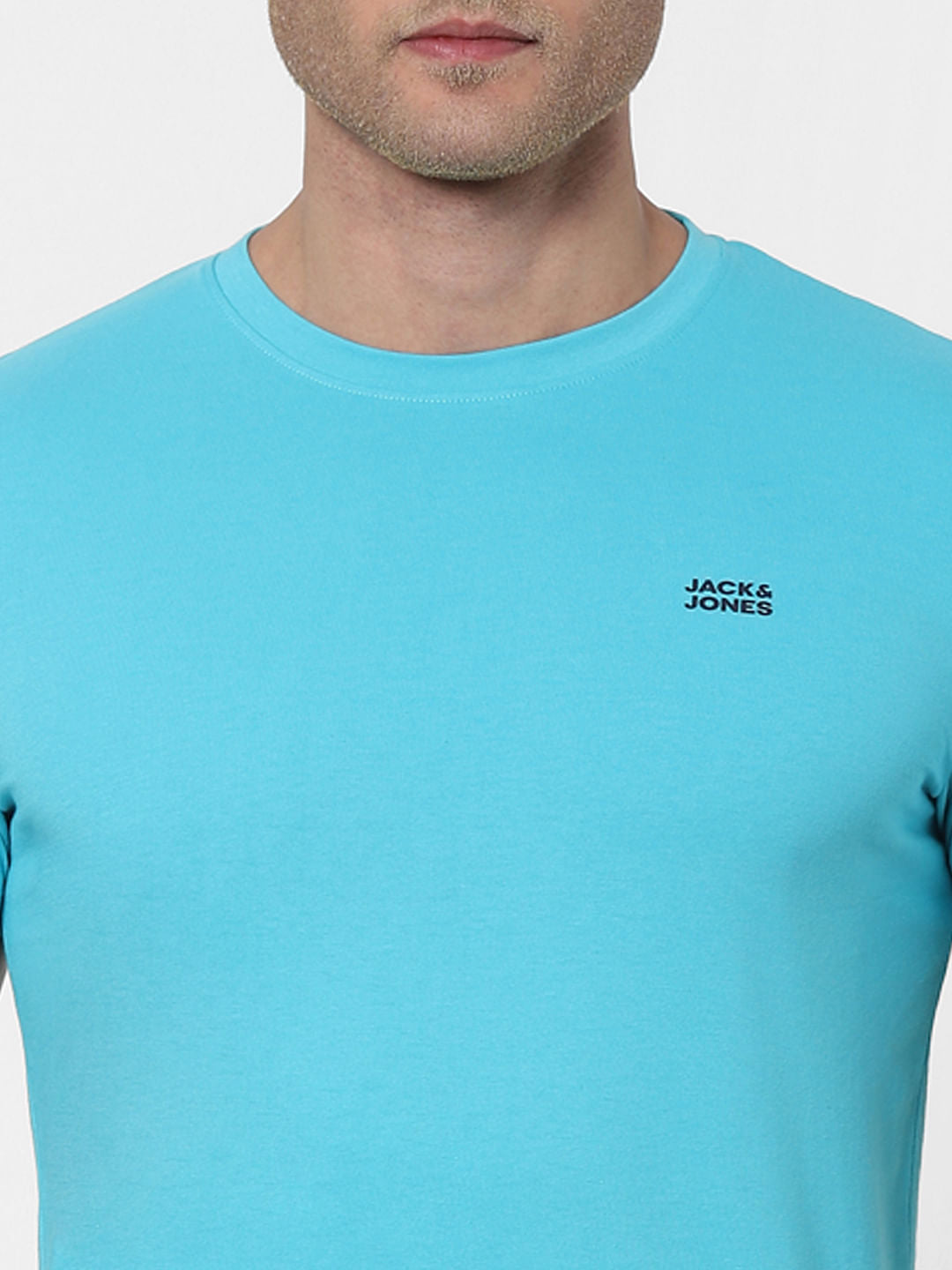 Light Blue Crew Neck T-shirt