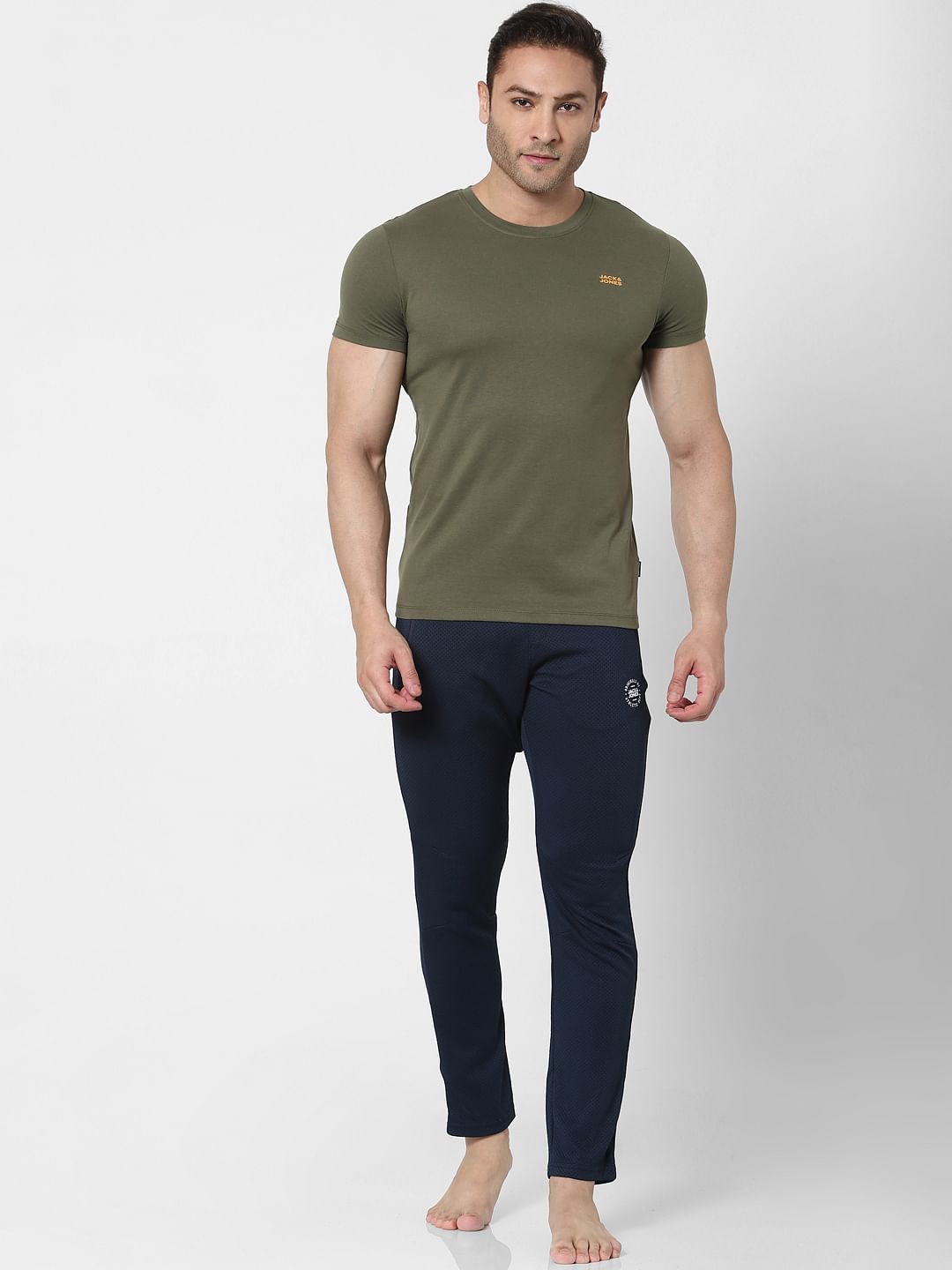 Olive Green Crew Neck T-shirt