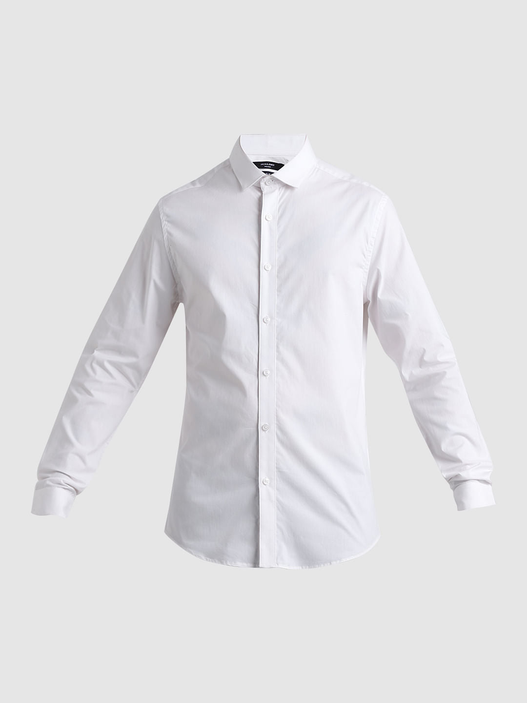 White Formal Full Sleeves Shirt