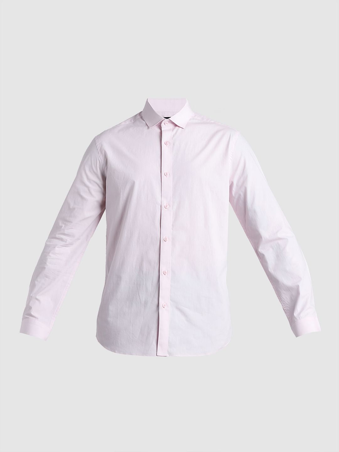 Lavender Cotton Full Sleeves Shirt