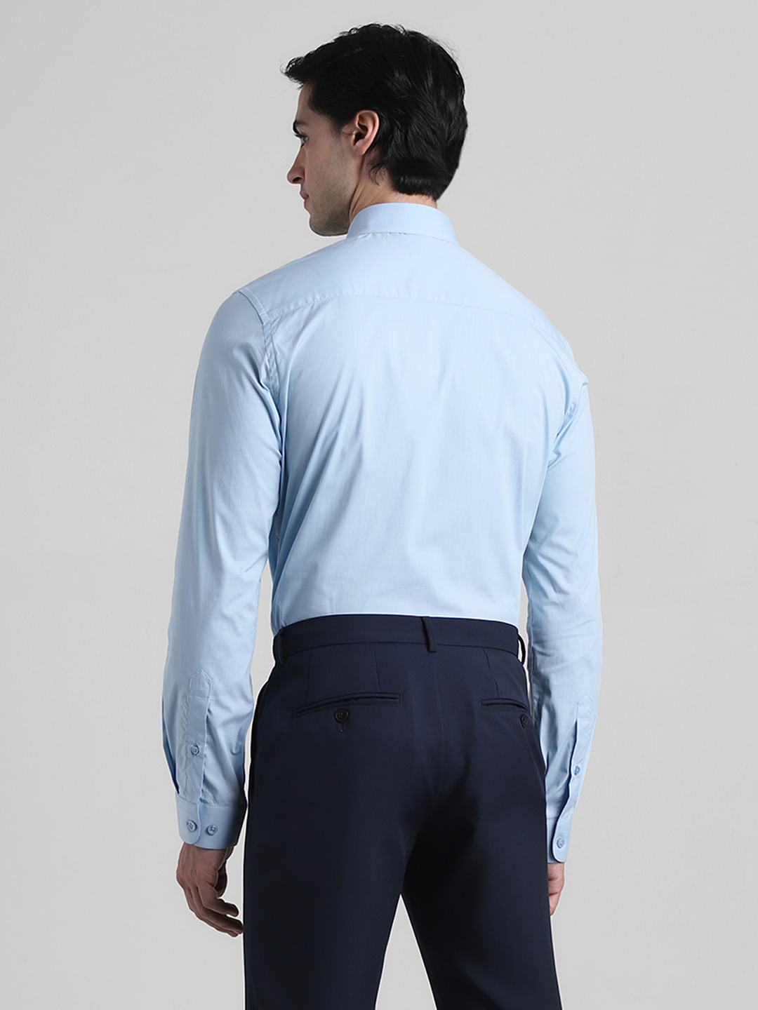 Blue Formal Full Sleeves Shirt