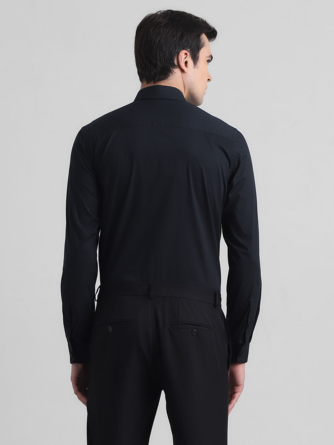 Black Formal Full Sleeves Shirt
