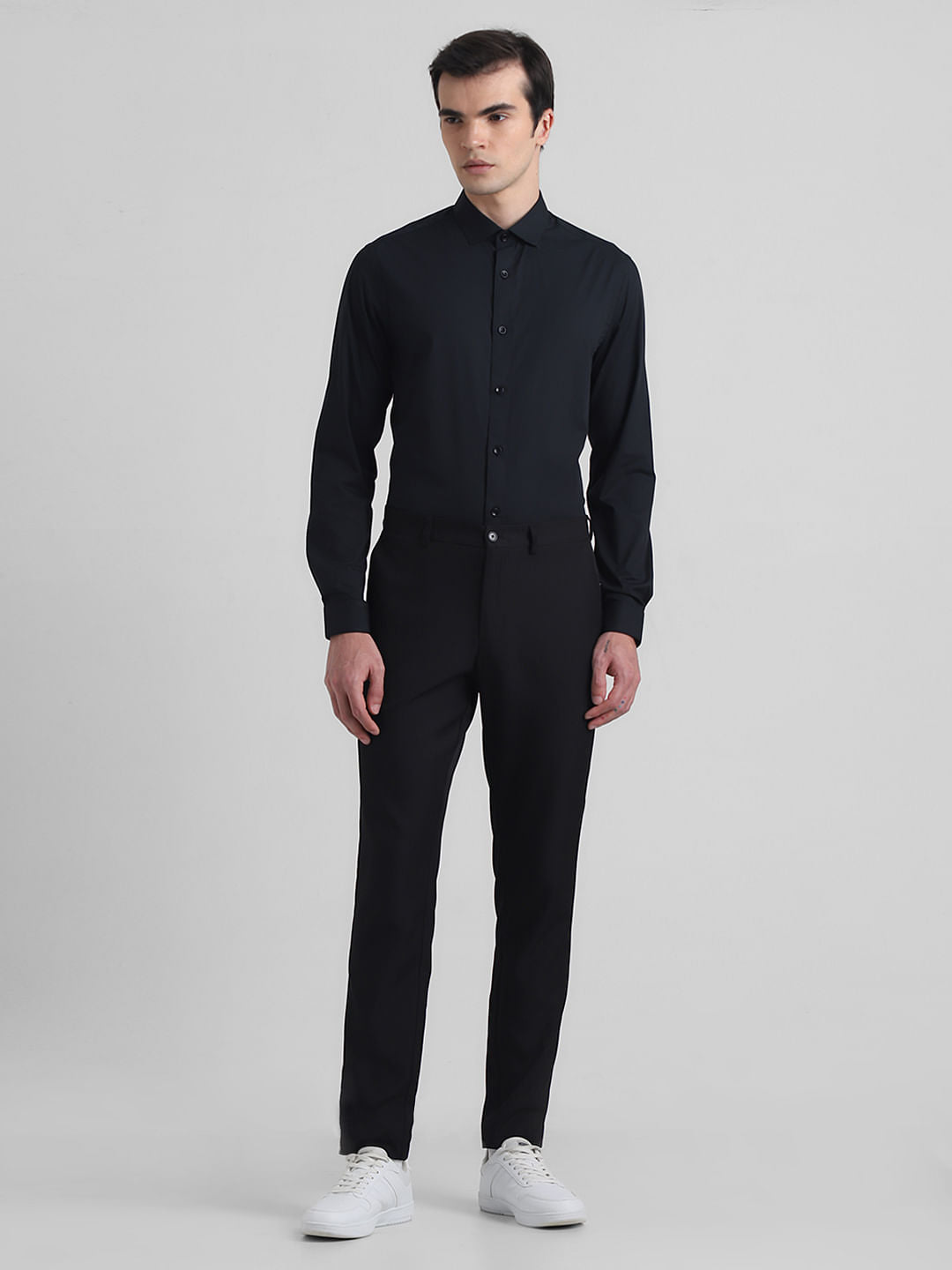 Black Formal Full Sleeves Shirt