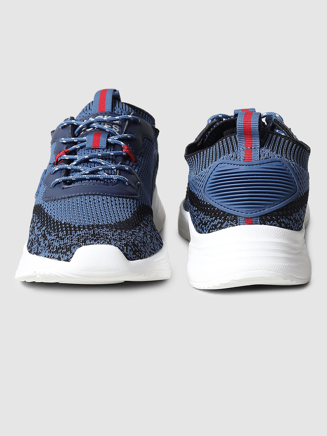 Blue Mesh Sneakers