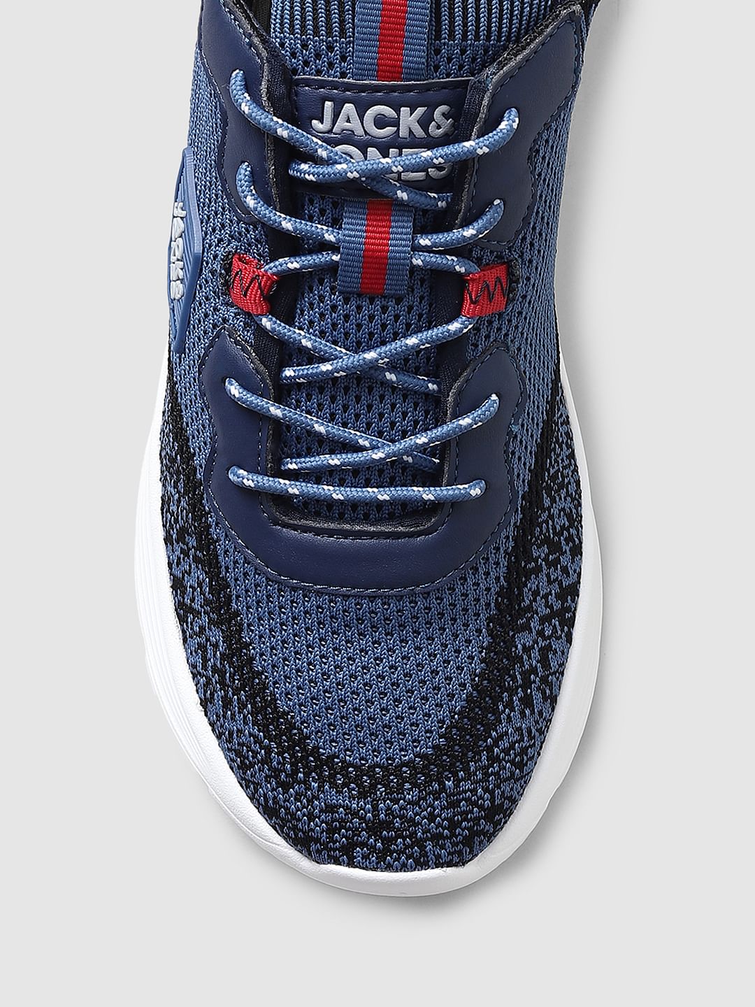 Blue Mesh Sneakers