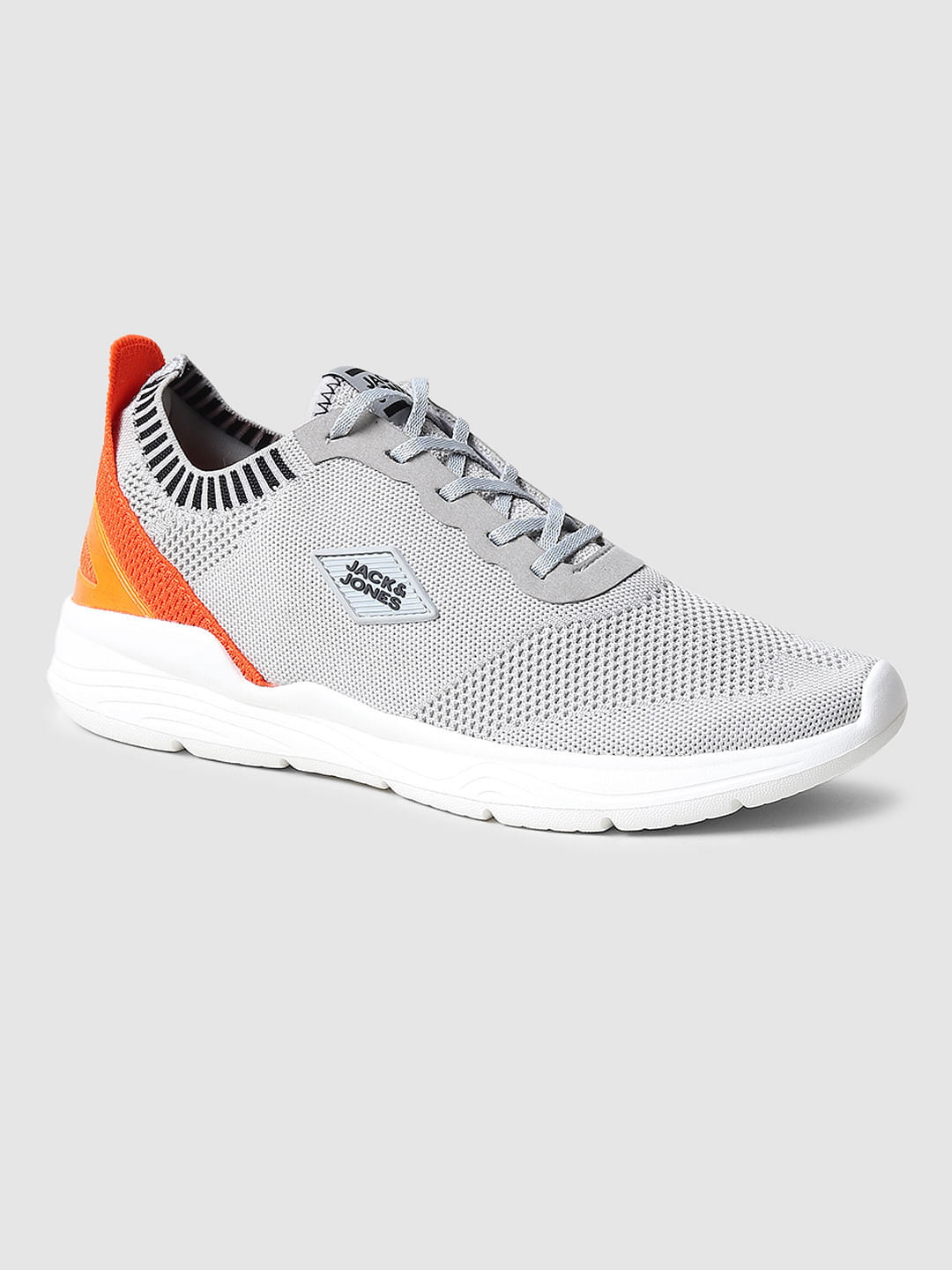 Grey Mesh Sneakers