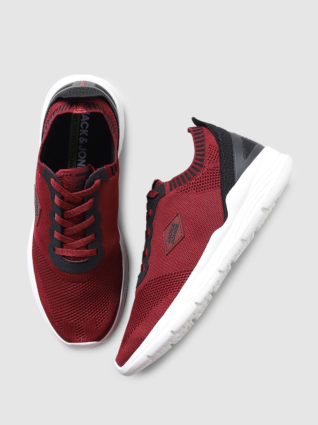 Red Mesh Sneakers