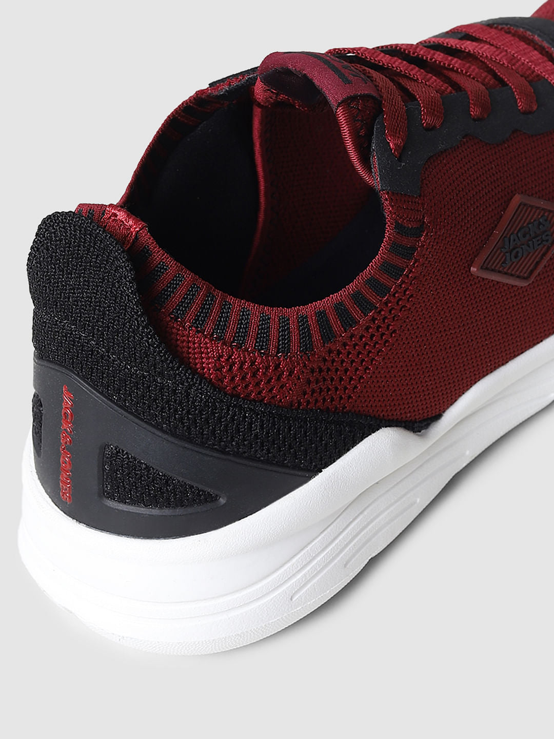 Red Mesh Sneakers
