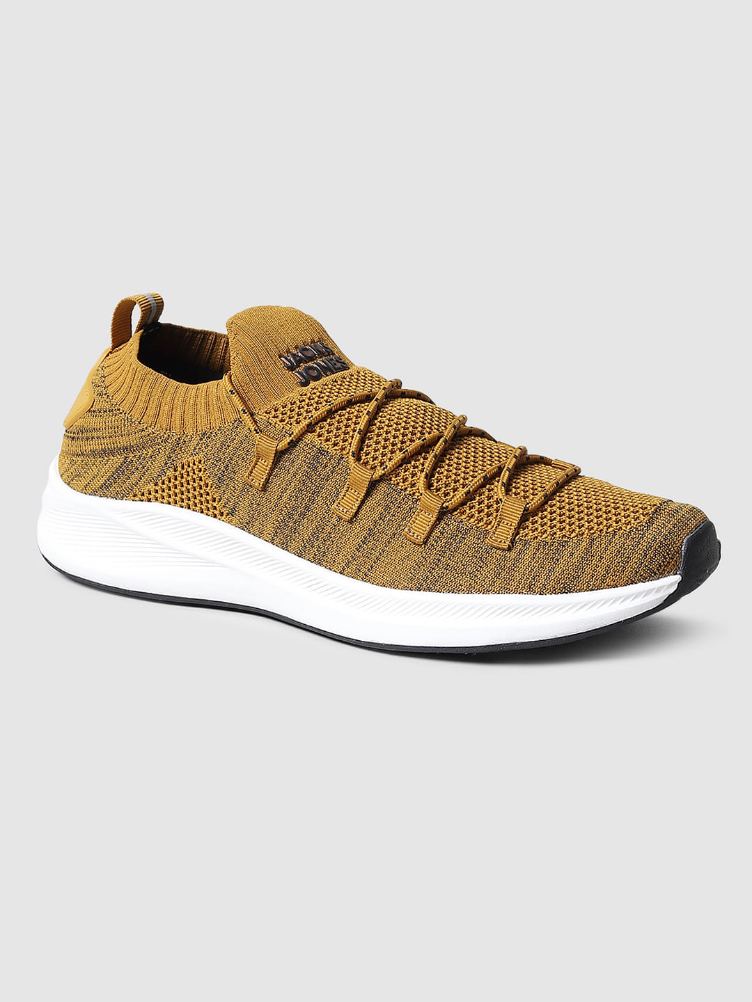 Mustard Mesh Sneakers