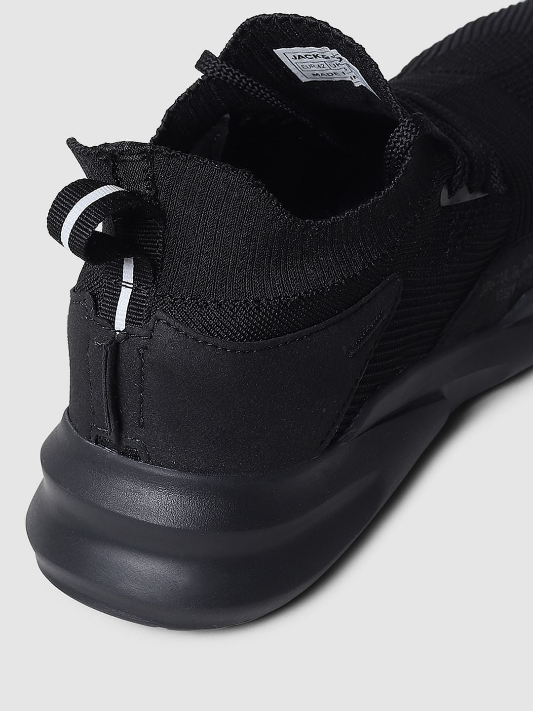 Black Mesh Lace Up Sneakers