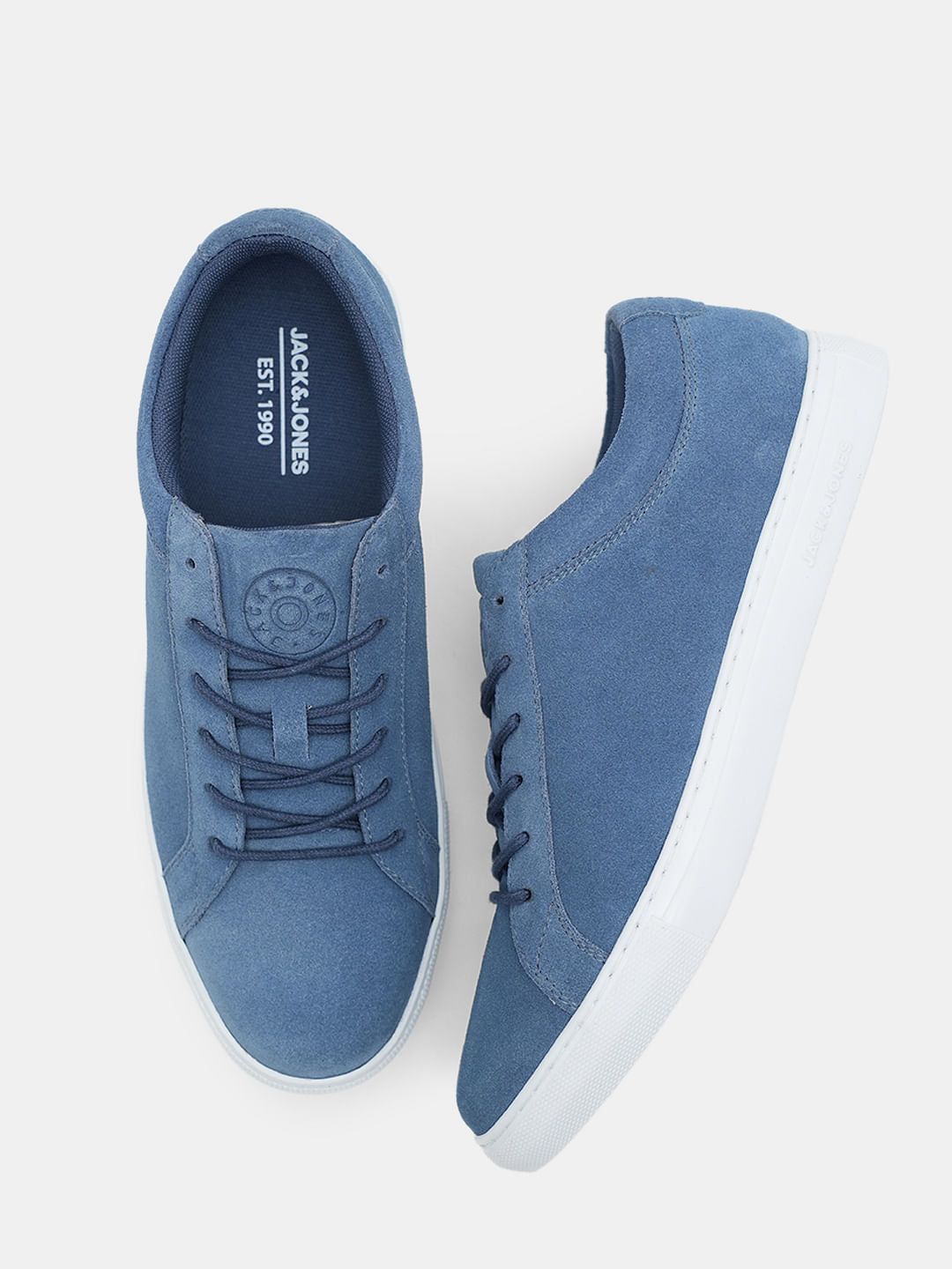 Blue Suede Sneakers