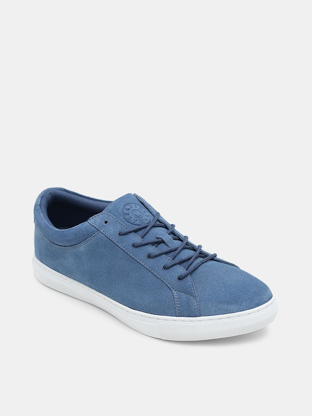 Blue Suede Sneakers