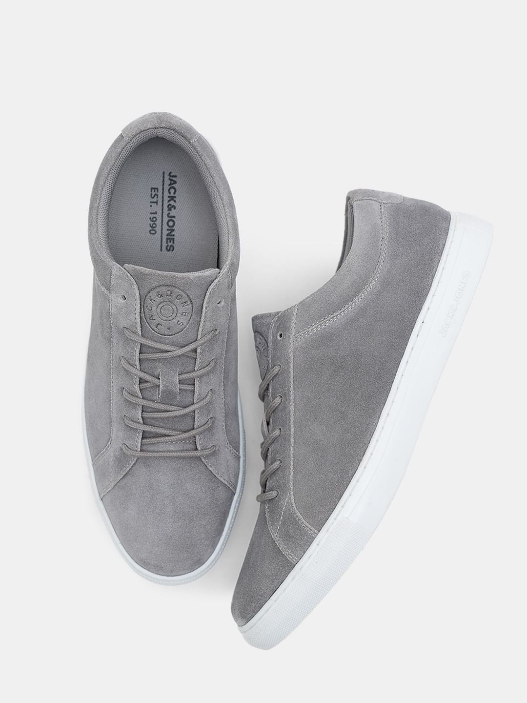 Grey Suede Sneakers