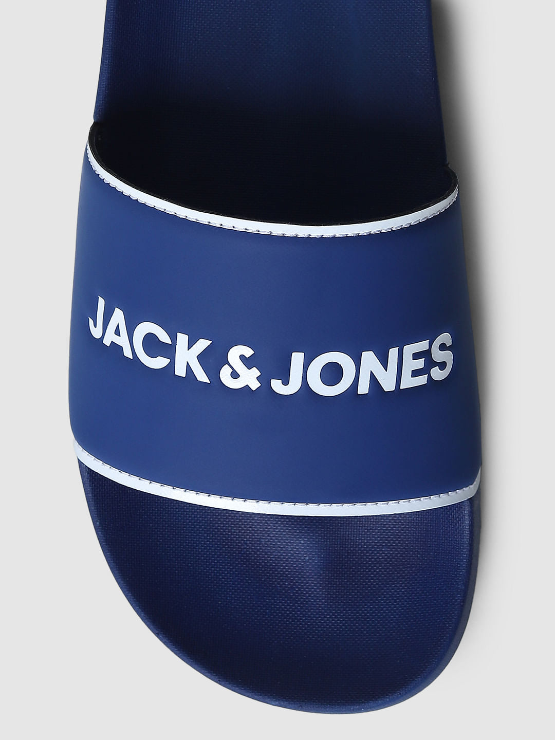 Blue Logo Print Sliders