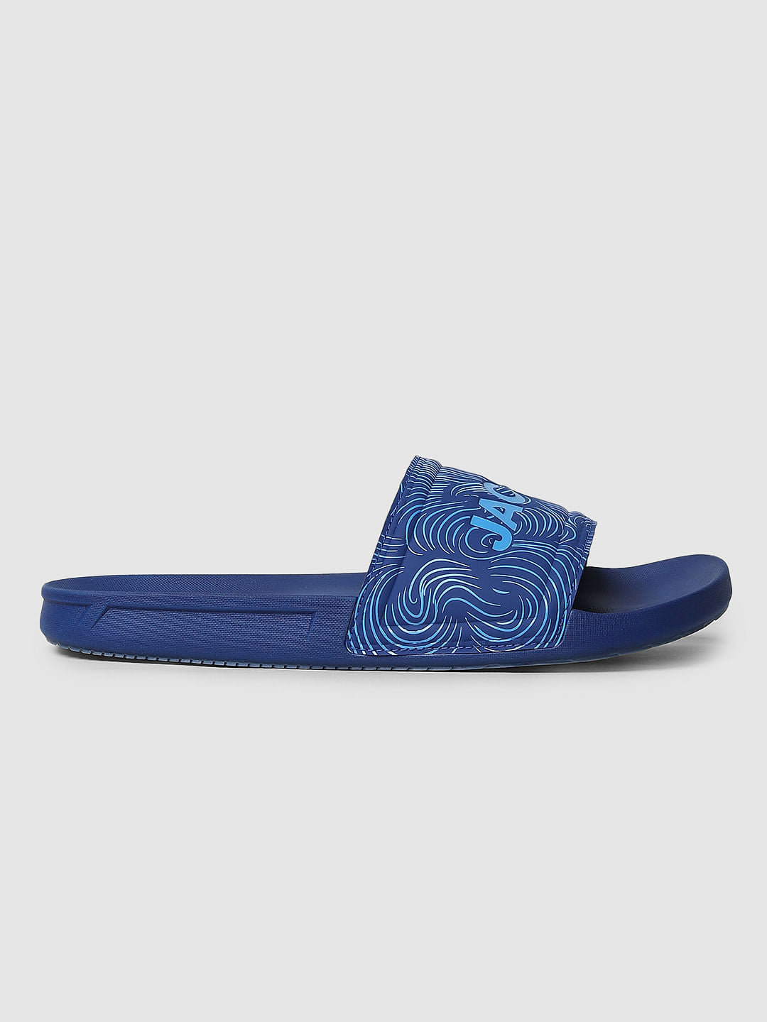 Blue Abstract Print Sliders