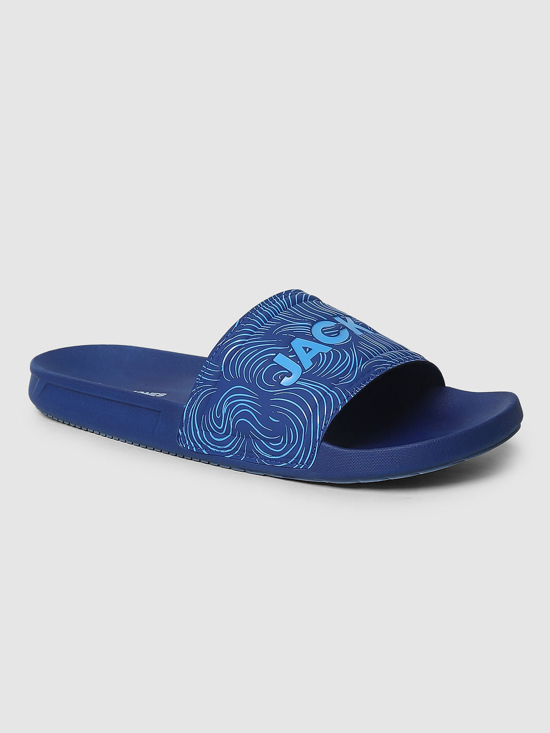 Blue Abstract Print Sliders