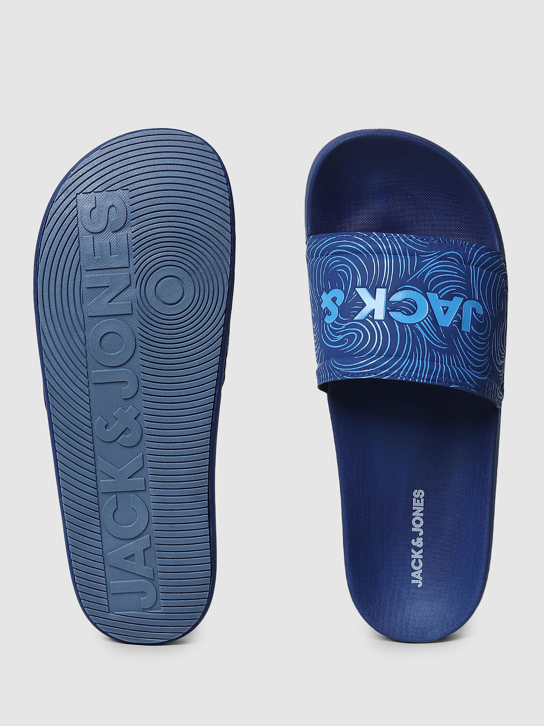 Blue Abstract Print Sliders