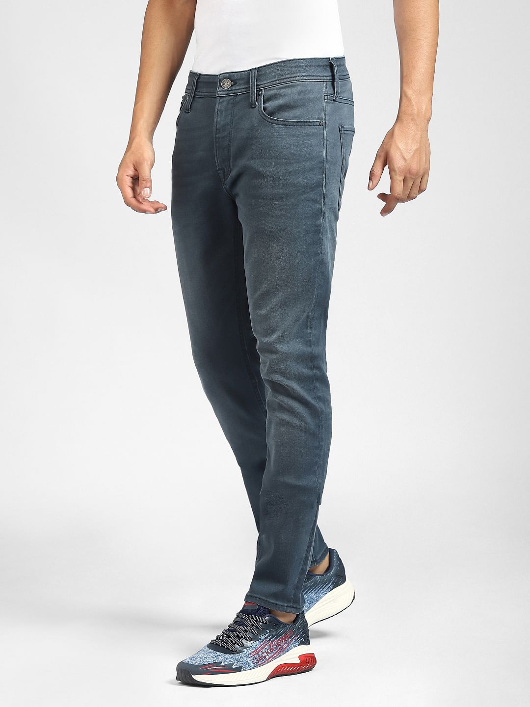 Blue Low Rise Liam Skinny Jeans