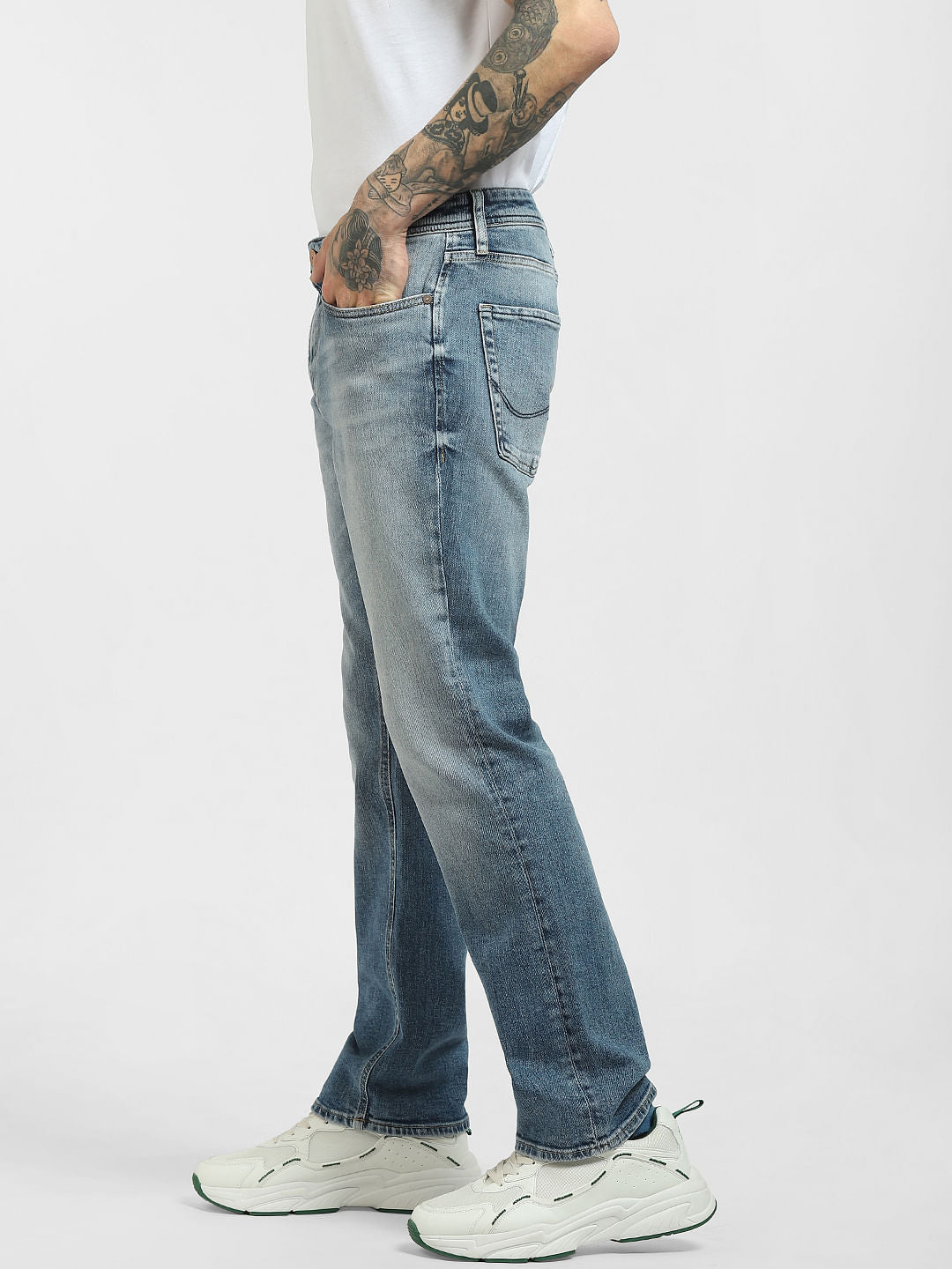 Blue Low Rise Ben Skinny Jeans