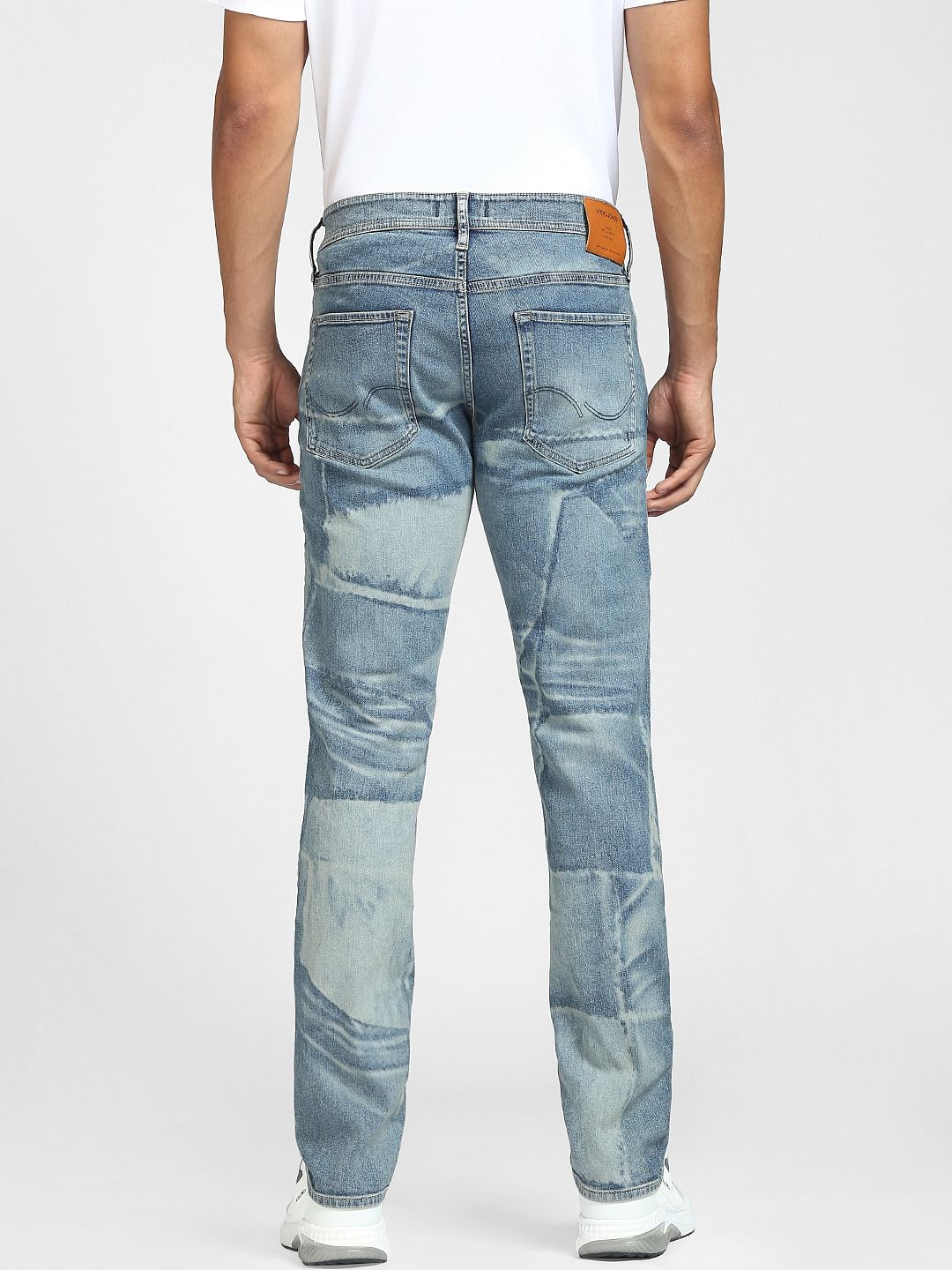 Blue Low Rise Glenn Slim Fit Jeans