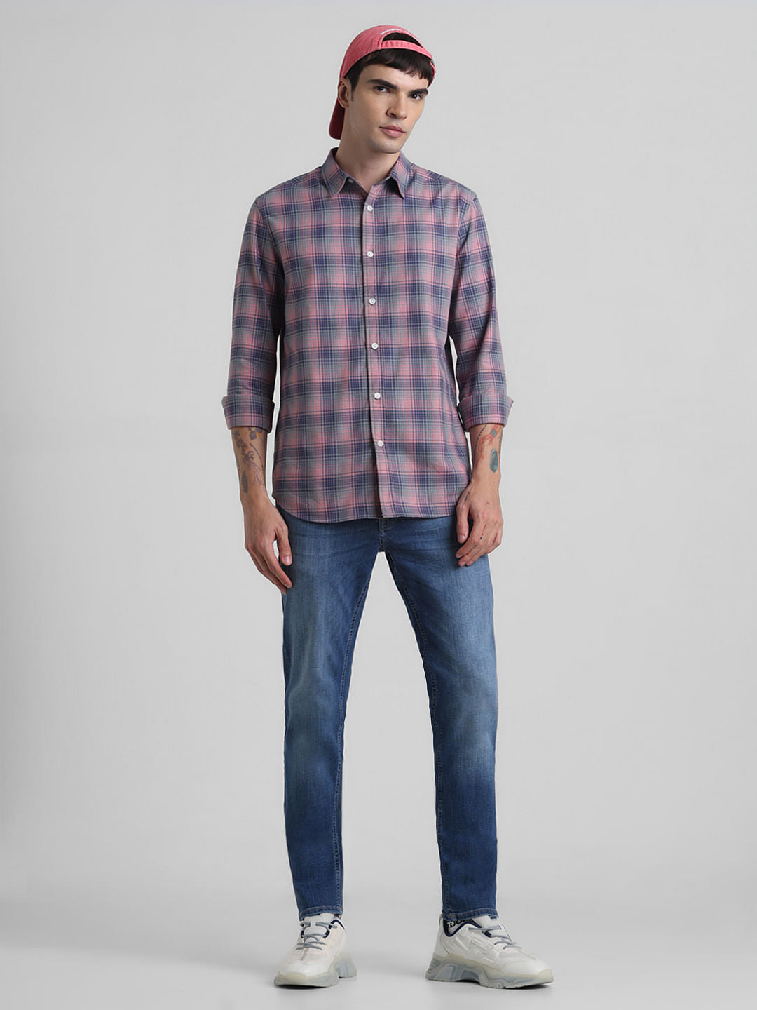 Blue Low Rise Ben Skinny Fit Jeans