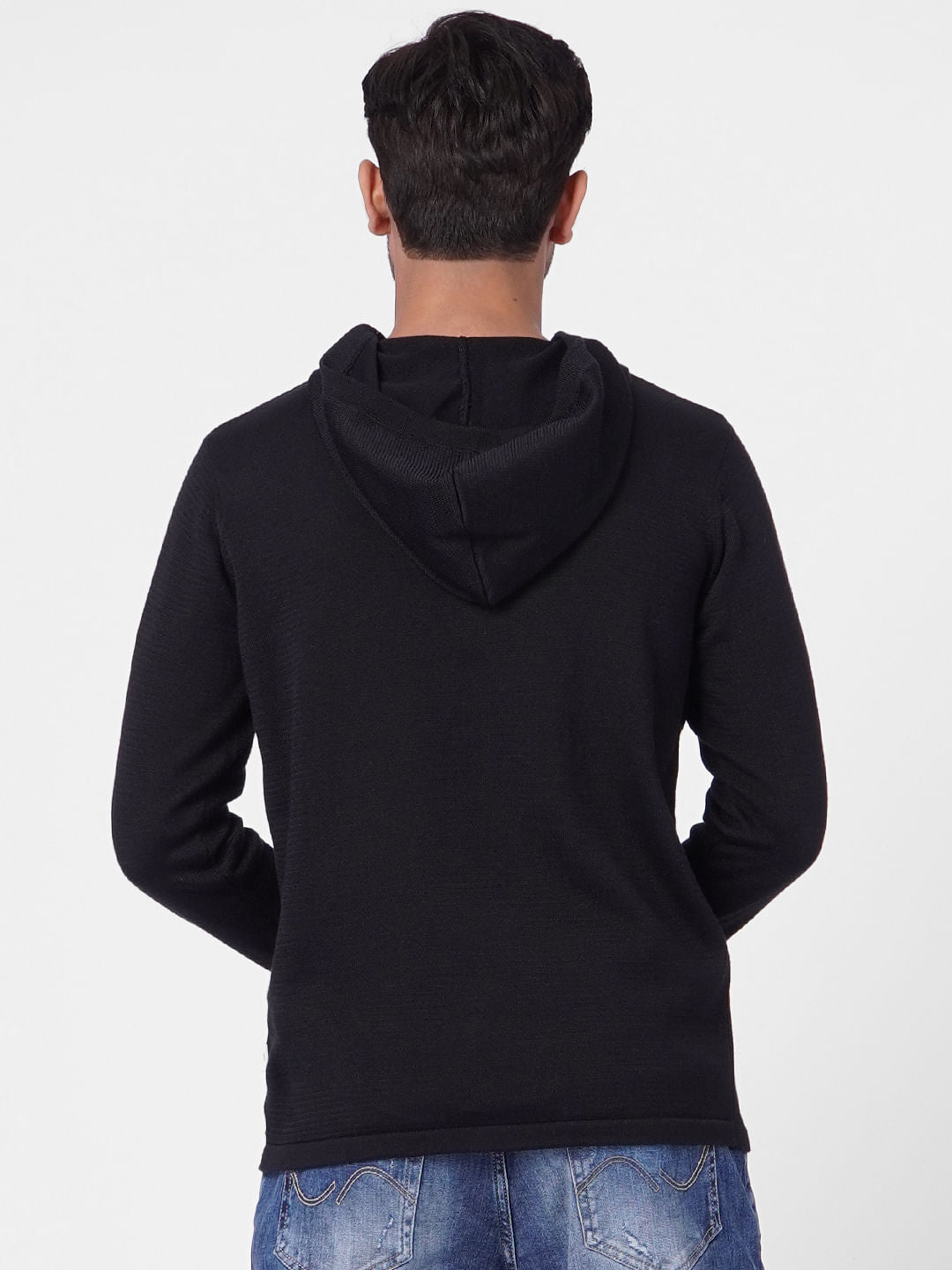 Black Hooded Sweatshirt
