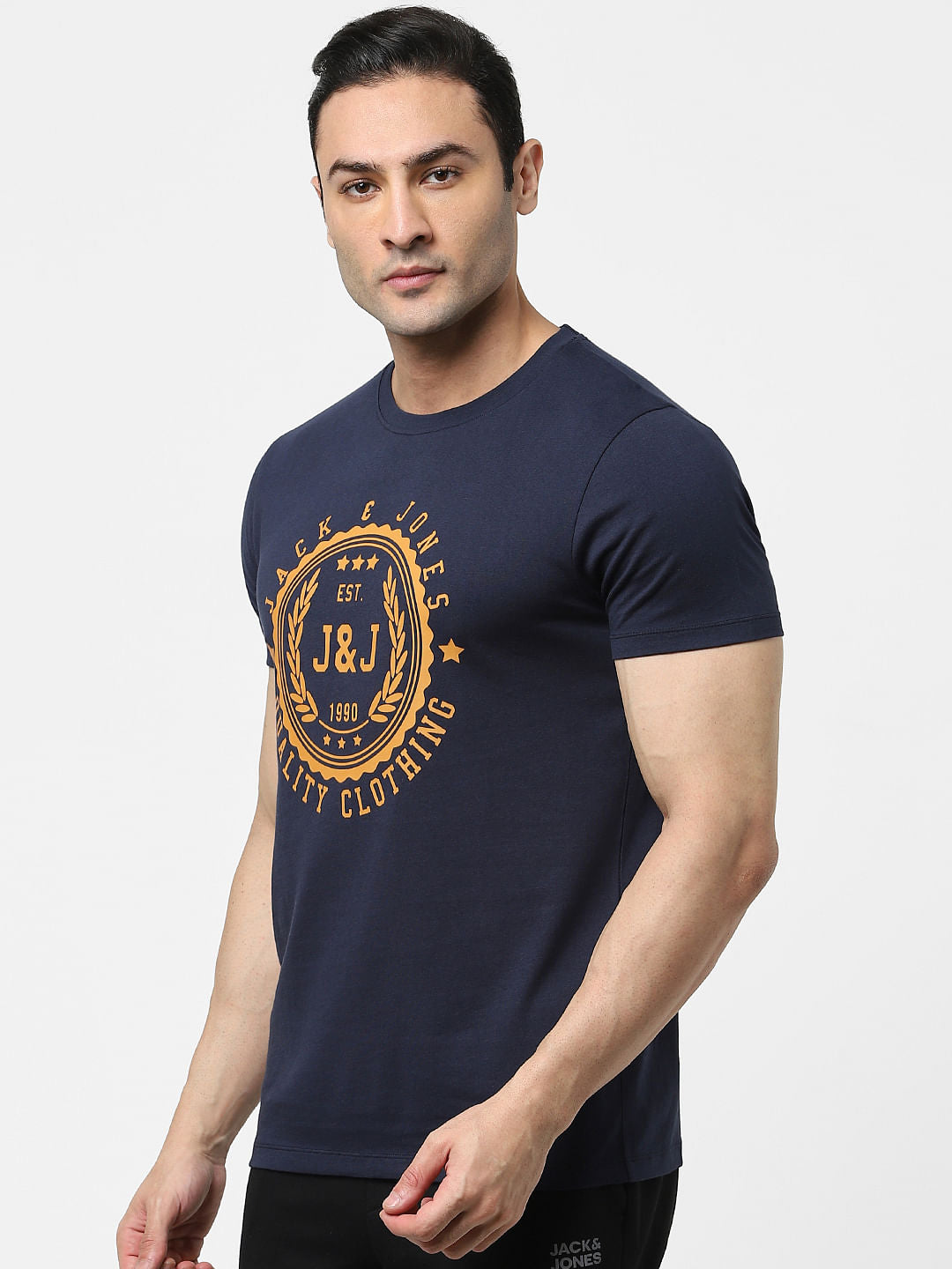 Navy Blue Crew Neck T-shirt