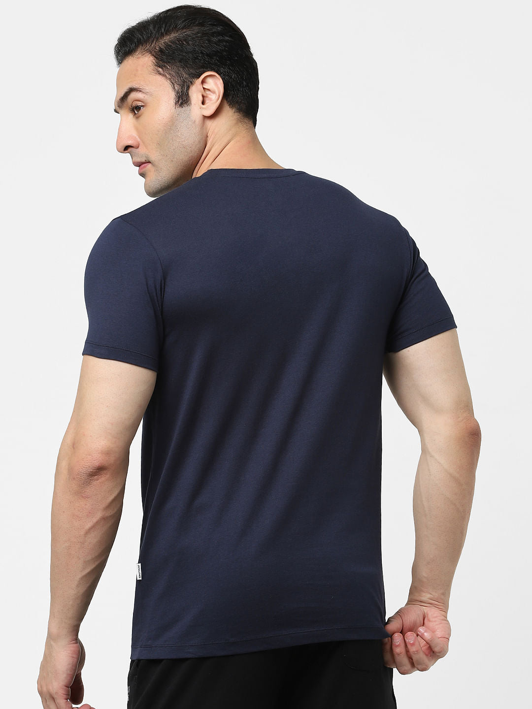 Navy Blue Crew Neck T-shirt
