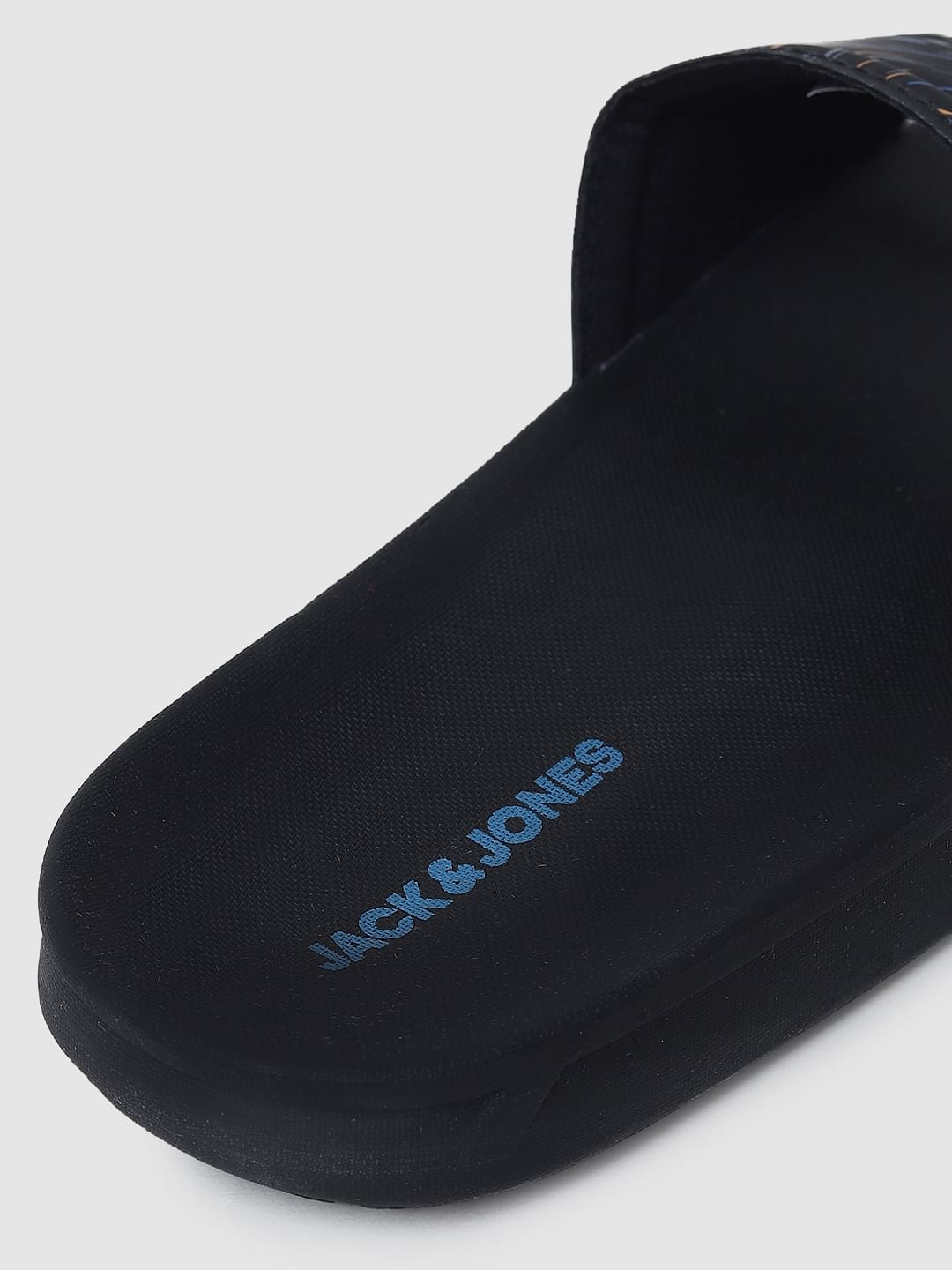 Black Abstract Print Sliders