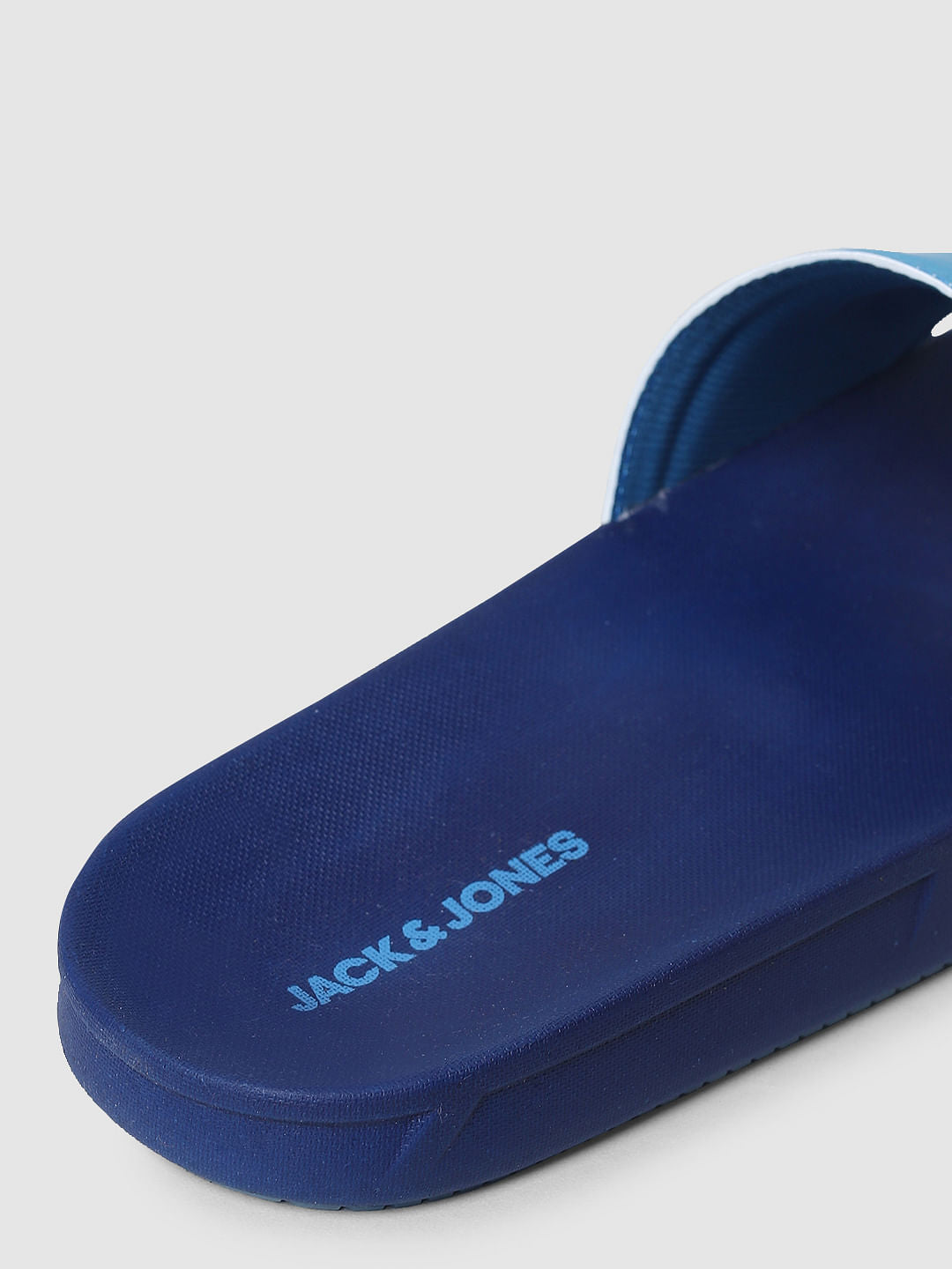 Blue Logo Print Sliders