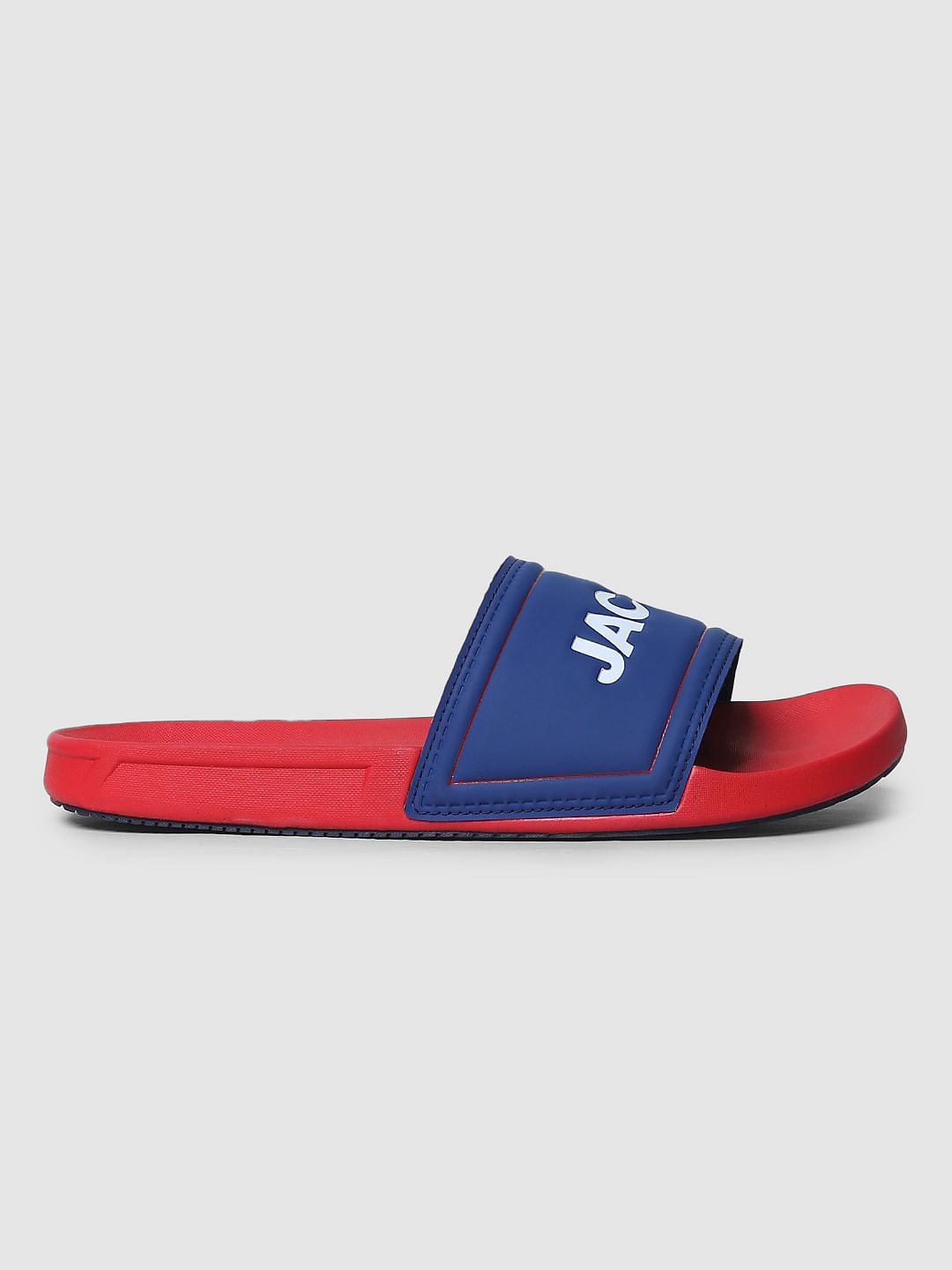 Red Logo Print Sliders