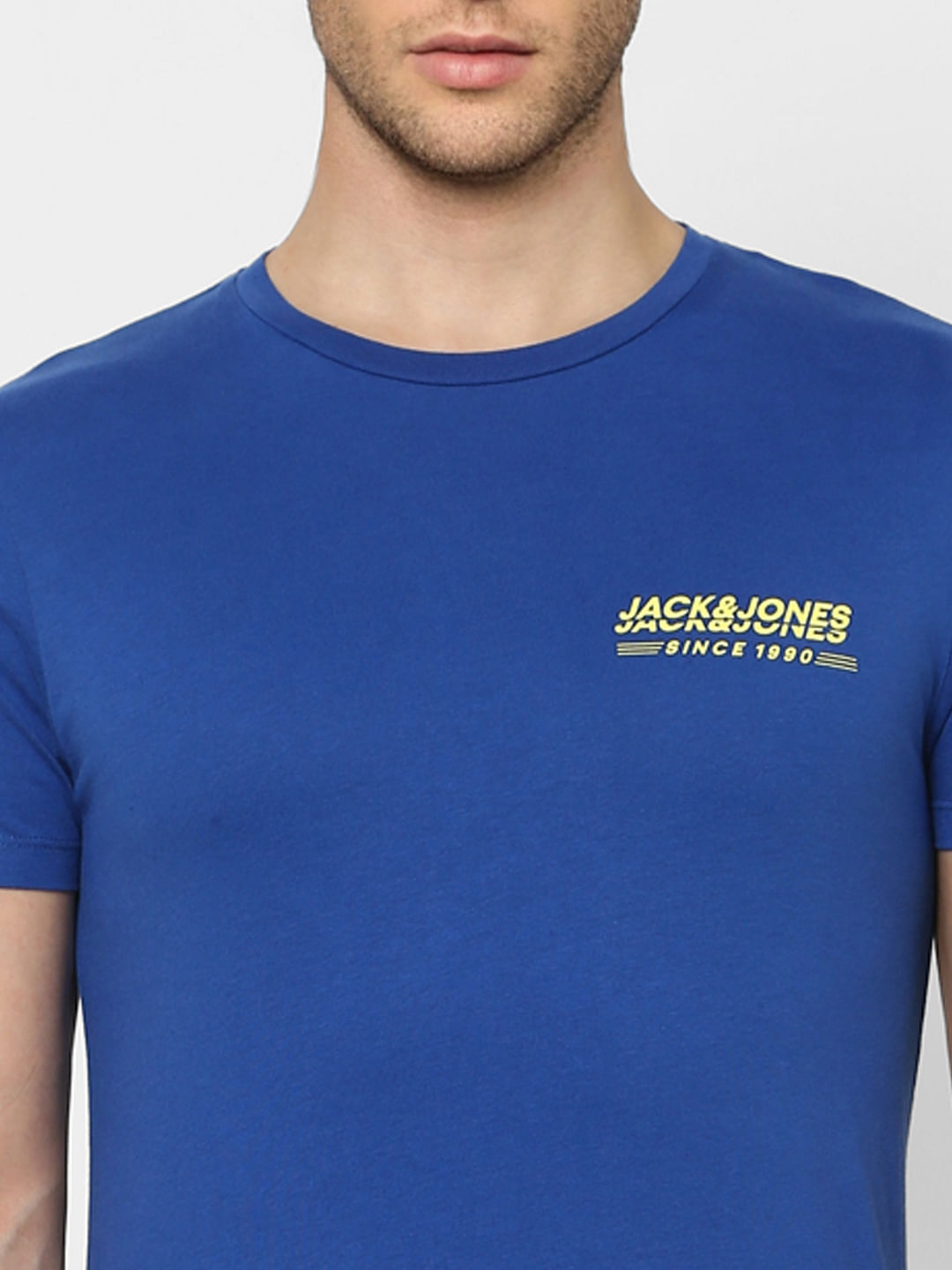 Blue Crew Neck T-shirt