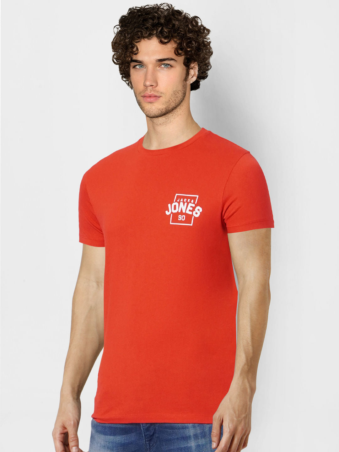 Red Crew Neck T-shirt