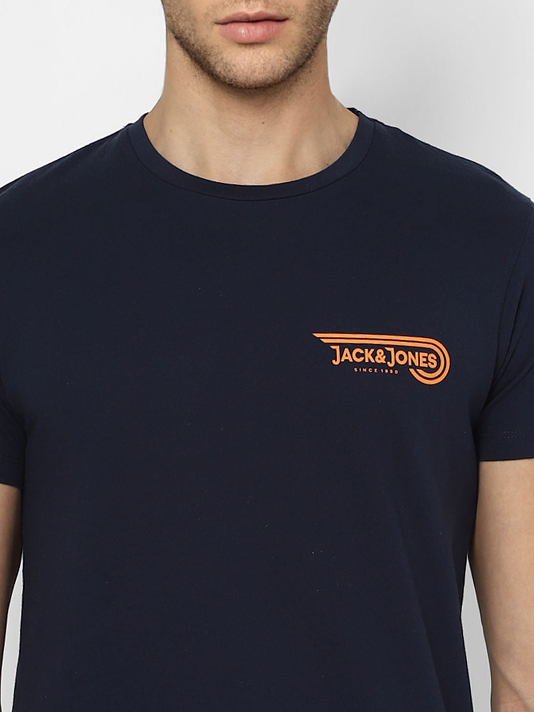 Dark Blue Crew Neck T-shirt