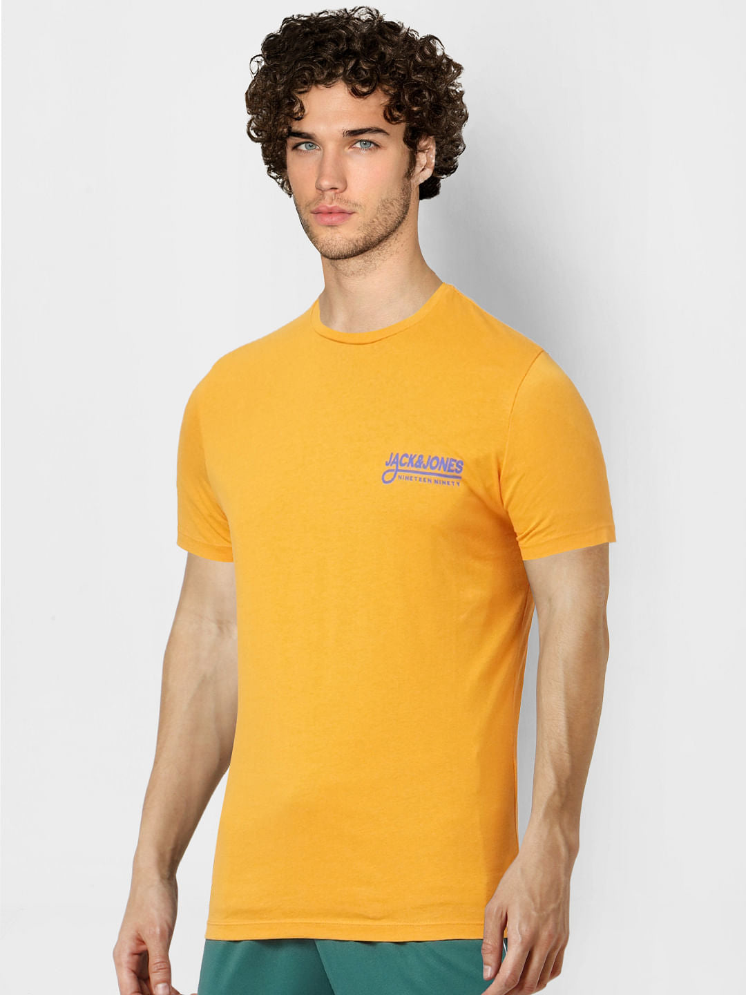 Yellow Crew Neck T-shirt