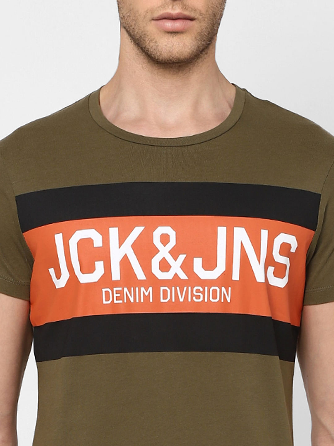 Green Graphic Print Crew Neck T-shirt