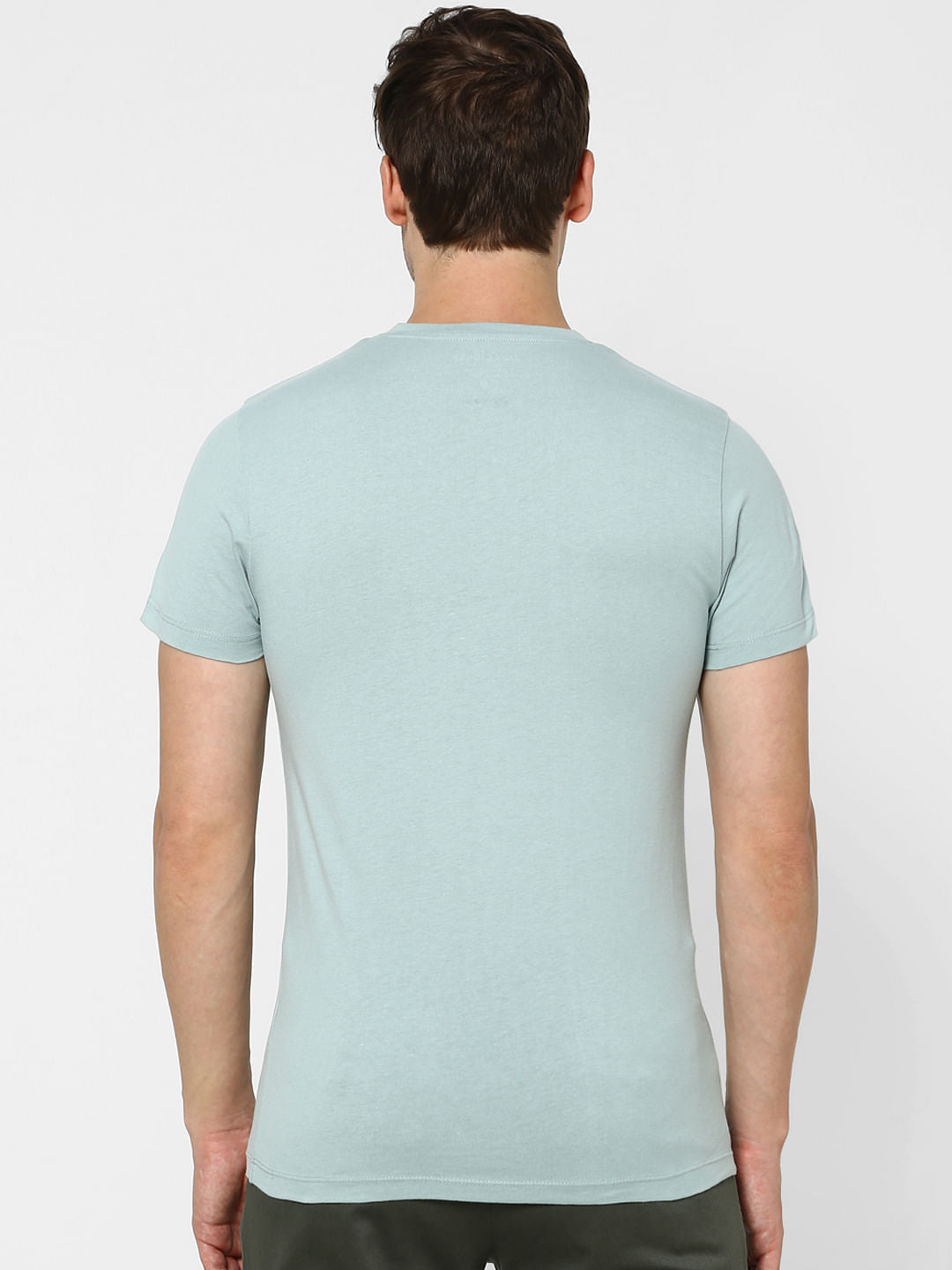 Blue Crew Neck T-shirt