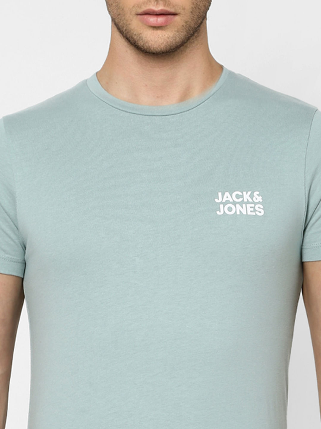 Blue Crew Neck T-shirt