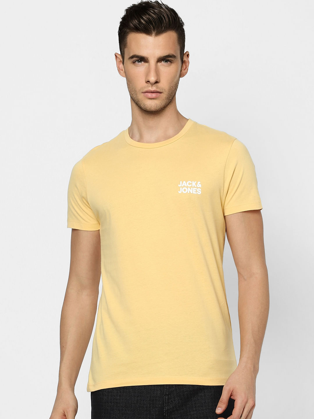 Yellow Crew Neck T-shirt