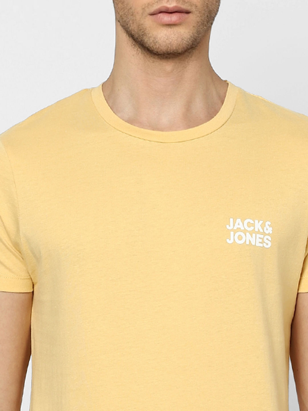 Yellow Crew Neck T-shirt