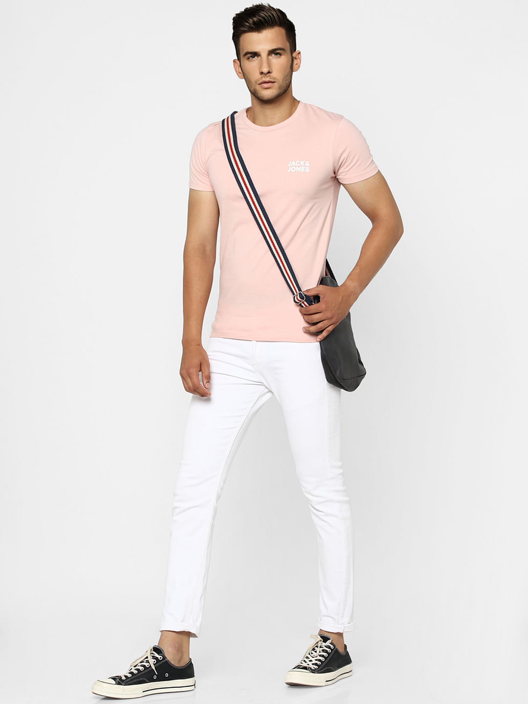 Pink Crew Neck T-shirt